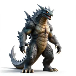 dashing lagoon monster, high detail digital art, full body, standing, isolated on a pure white background, centered, whole figure in frame, sharp focus, studio lighting