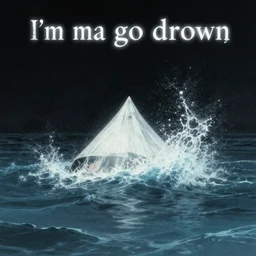 i'ma go drown, album cover art