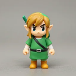 a small silicone toy of link.