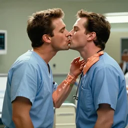 huey lewis and the news visit patrick bateman in a pschy ward and give him a kiss on the lips - n 9