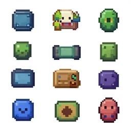 game assets from the pixel art game there is no game