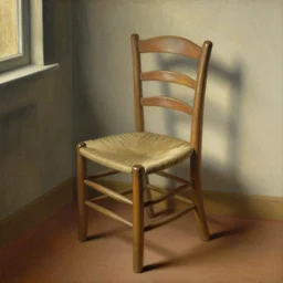 a chair in a cosy room, painted by jules bastien - lepage, hyper - realistic