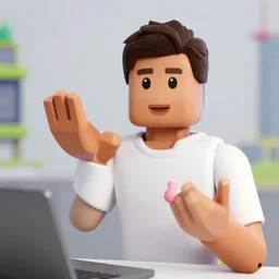 youtuber reacting to roblox