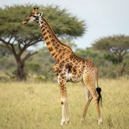 a human - giraffe hybrid, wildlife photography