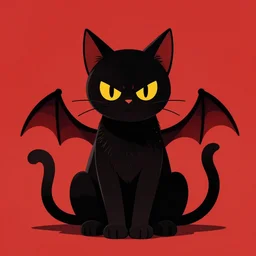 evil cat designed by ryan and amy green