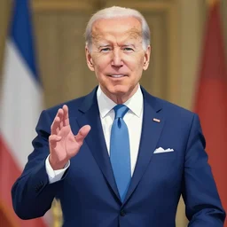 joe biden in the style of anime