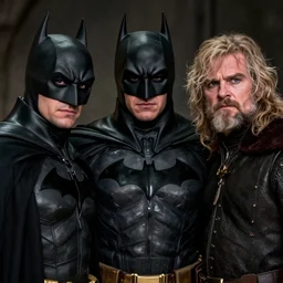 iain glen as batman, in a batman mask, ser jorah mormont, batman, iain glen