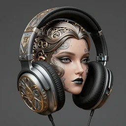 a headphone in the style of helena rita zdzisława fałat, intricate composition, highly quality, highly detailed, masterpiece, artstation