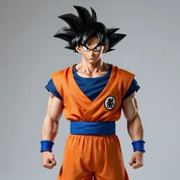 son goku if he was a real person, realistic, studio photo