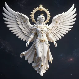 highly lifelike full body outline contained with eagles wings regalia adornments hdr into infinity, axonometric fantasy intricate elegant, gods in void of latent space, lush volumetric lighting 3 d modelling