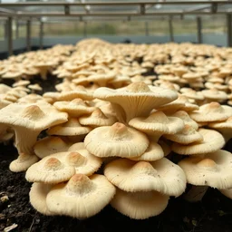 an oyster mushroom farm