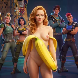 anthropomorphic portrait of emma stone as a banana character, au naturel, hyper detailed, digital art, trending in artstation, cinematic lighting, studio quality, smooth render, unreal engine 5 rendered, octane rendered, art style by klimt and nixeu and ian sprigger and wlop and krenz cushart and pixar, riot, fortnite, overwatch