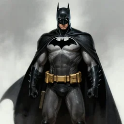 alien concept art with batman