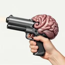 i'm going to blow your brains out with my ray gun then stomp on your guts.