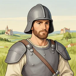 handmade character portrait of a soldier in 1 7 th century in a thematic landscape in the style of artgerm and enki bilal and bastien lecouffe - deharme, wlop, line art, watercolor, dynamic pose anatomically correct, cinematic lighting, hyperdetailed, 8 k realistic, symmetrical, global illumination, frostbite 3 engine, cryengine, dof, trending on artstation, digital art, channel