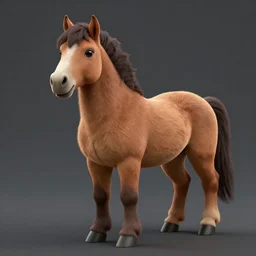 anthropomorphic horse, furry art, female, digital art, trending on artstation
