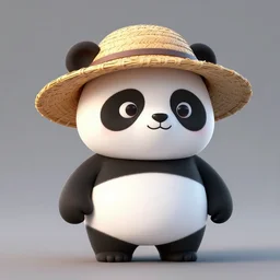 award - winning detailed concept art of a cute iconic anthropomorphic panda character wearing a straw hat. art by wlop on bcy. net, realistic. detailed feathers, art by cheng yi. artstationhd, artgerm, 3 dcg, pixar zootopia. 3 d rendering, high quality model sheet, disney. model sheet detailed