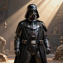 dart vader in style disney cartoons