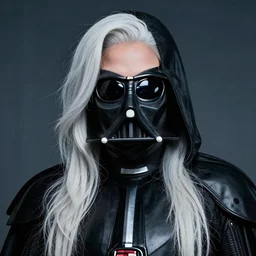 portrait of Gaga-Vader hybrid