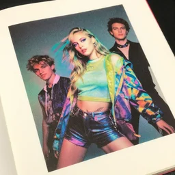 ( ( dither ) ), editorial photo portrait of a vaporwave fashion goddess, colorful modern, mads berg, karolis strautniekas, christopher balaskas, fine texture, dynamic composition, detailed, matte print, dynamic perspective, muted color, lomography, ( ( risograph ) )