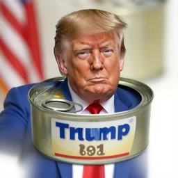 donald trump in a can of tuna