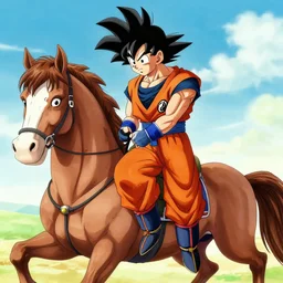( goku × horse )