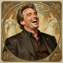mel gibson laughing out loudy, photography of kurzgesagt, deep focus, d & d, fantasy, intricate, elegant, highly detailed, digital painting, artstation, concept art, matte, sharp focus, illustration, hearthstone, art by artgerm and greg rutkowski and alphonse mucha