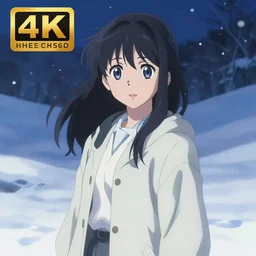 portrait of a beautiful girl, snow landscape background, ambient lighting, dynamic lighting, 4 k, hq, official media, anime key visual, makoto shinkai, ilya kuvshinov, lois van baarle, rossdraws, detailed, trending on artstation