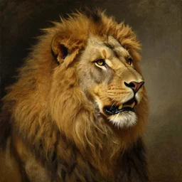 official side portrait of united states president, a white man resembling a fierce lion, 1 7 9 9, a character portrait by cassius marcellus coolidge, reddit contest winner, american romanticism, oil on canvas, detailed painting, creative commons attribution