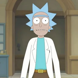 Rick Morty, but he is realistic, photorealistic, award-winning