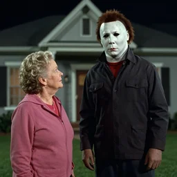michael myers at his grandma's house