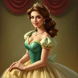 disney princess by gil elvgren and olivia de berardinis