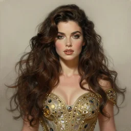 kate bush as a princess of saturn, intricate, elegant, highly detailed, digital painting, artstation, concept art, smooth, realism, cinematic, sharp focus, illustration, art by frank frazetta, william mortensen, arny freytag