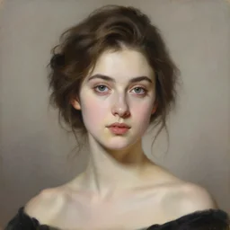 painting of a gorgeous young woman in the style of Guy Denning, realistic, sharp focus, 8k high definition, insanely detailed, intricate, elegant, art by Guy Denning and Jenny Saville