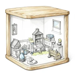 hidden object drawing, wimmelbilder by McBess