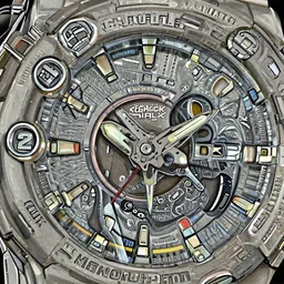 portrait a gshock ga 2 1 0 0 watch highly detailed, digital painting, concept art, smooth, sharp focus, illustration, art by greg rutkowski