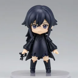 a raven nendoroid, product shot