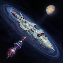 oceon in space, trending artstation