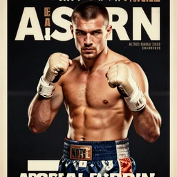 vintage boxing poster featuring ben askren