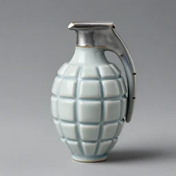 porcelain hand grenade