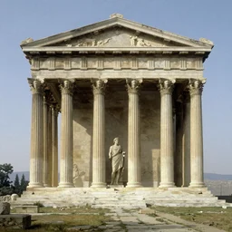 the temple of zeus by lawrence alma - tadema,