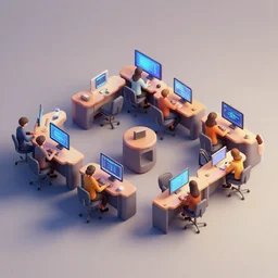 internet cafe, isometric game, smooth 3 d illustration, cinematic matte painting, soft render, servando lupini, handpaint texture, blender, 3 dcoat, concept art by noah bradley, darek zabrocki, tyler edlin, jordan grimmer, neil blevins, james paick, natasha tan, highly detailed, trending on artstation