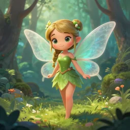 a cute fairy in the dreamy forest, fantasy, 8 k resolution, hyper detailed, d & d, character design, digital painting, trending on artstation, sharp focus, illustration, art by artgerm, steve zheng, fuji choko, viktoria gavrilenko, hoang lap
