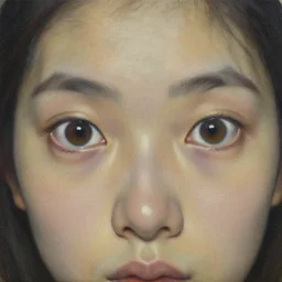 giger, h. r. - her eyes wide, oil on canvas