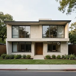 A house designed by Frank Lloyd Wright.