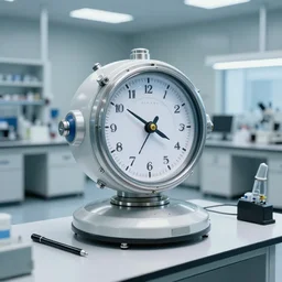 a time machine in a lab room