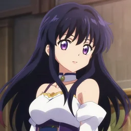 beautiful and gorgeous anime girl from the franchise
