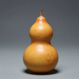 gourd shaped carved to look like amber heard hybrid mix