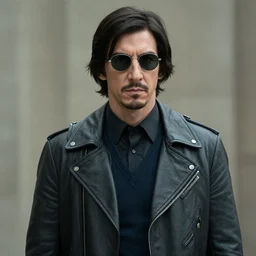 Adam Driver as Two Face, still from the Dark Knight, detailed, 4k