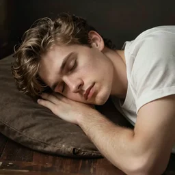 sleepy man